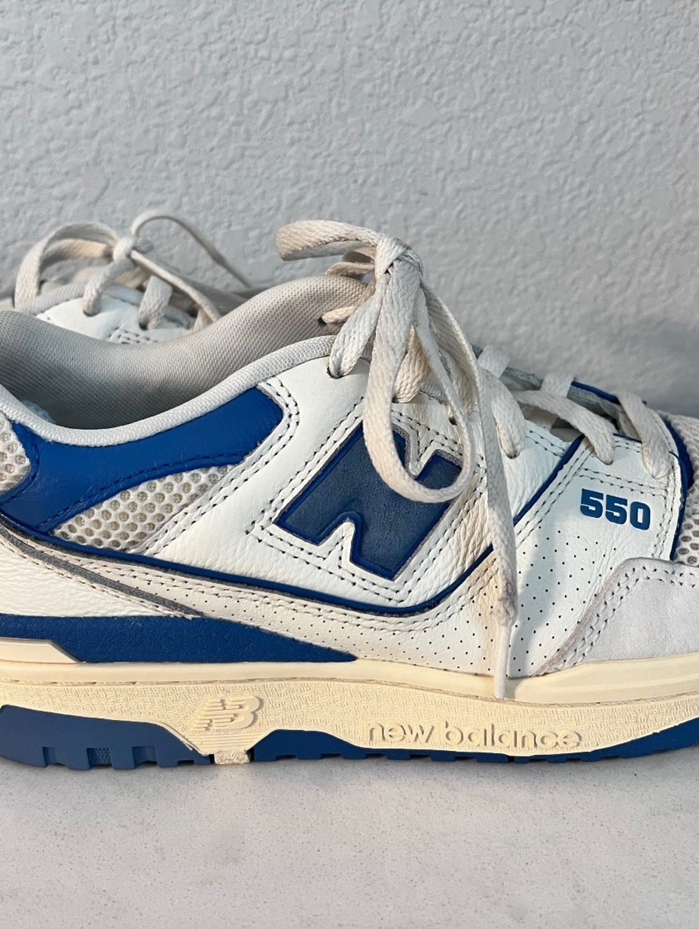 New Balance 550 Sea Salt Blue Agate BB550CPD Men’s 8 Women’s 9.5 Sneakers